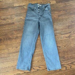 Levi rib cage straight ankle jeans